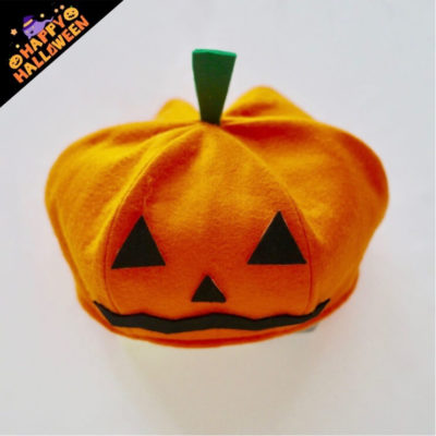 ハロウィン衣装「かぼちゃベレー帽」