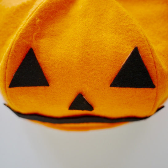 ハロウィン仮装用の かぼちゃベレー帽 の無料型紙公開島しました ヘルカハンドメイド