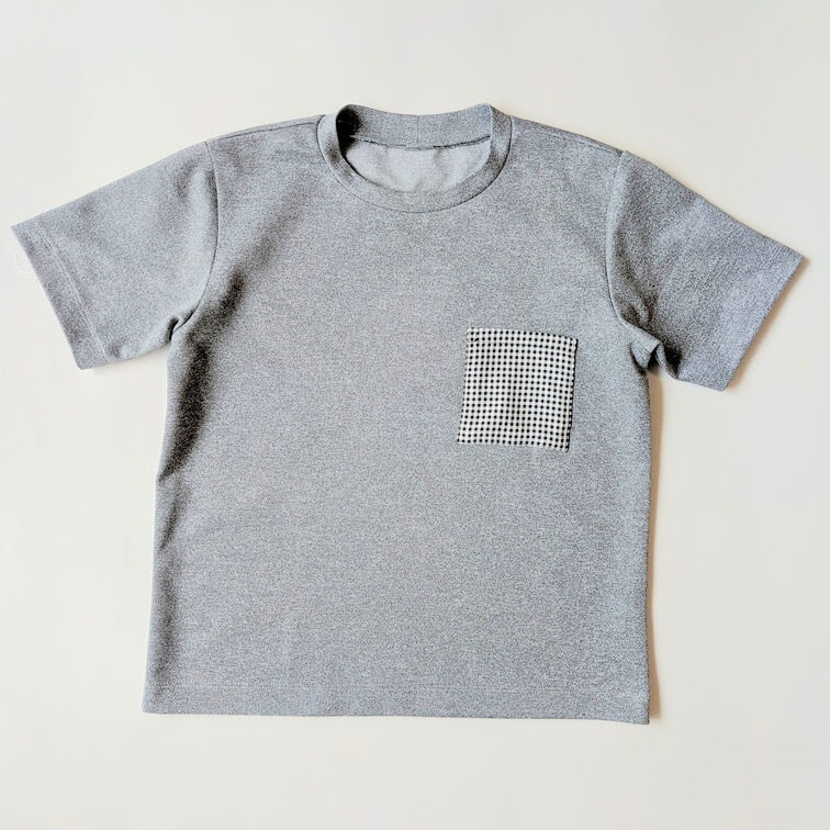 キッズ ポケットtシャツの無料型紙と作り方 ヘルカハンドメイド