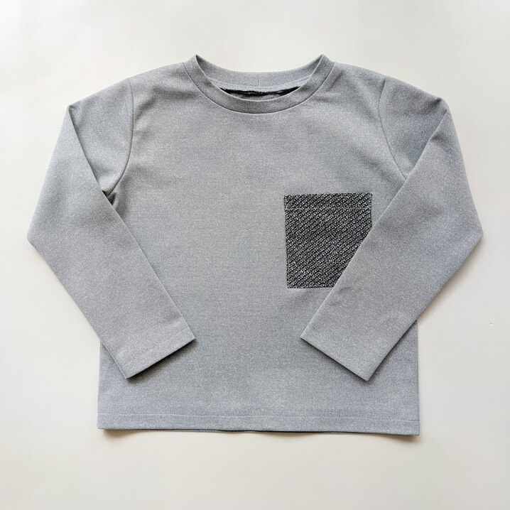 キッズ きほんの長袖tシャツの無料型紙と作り方 ヘルカハンドメイド